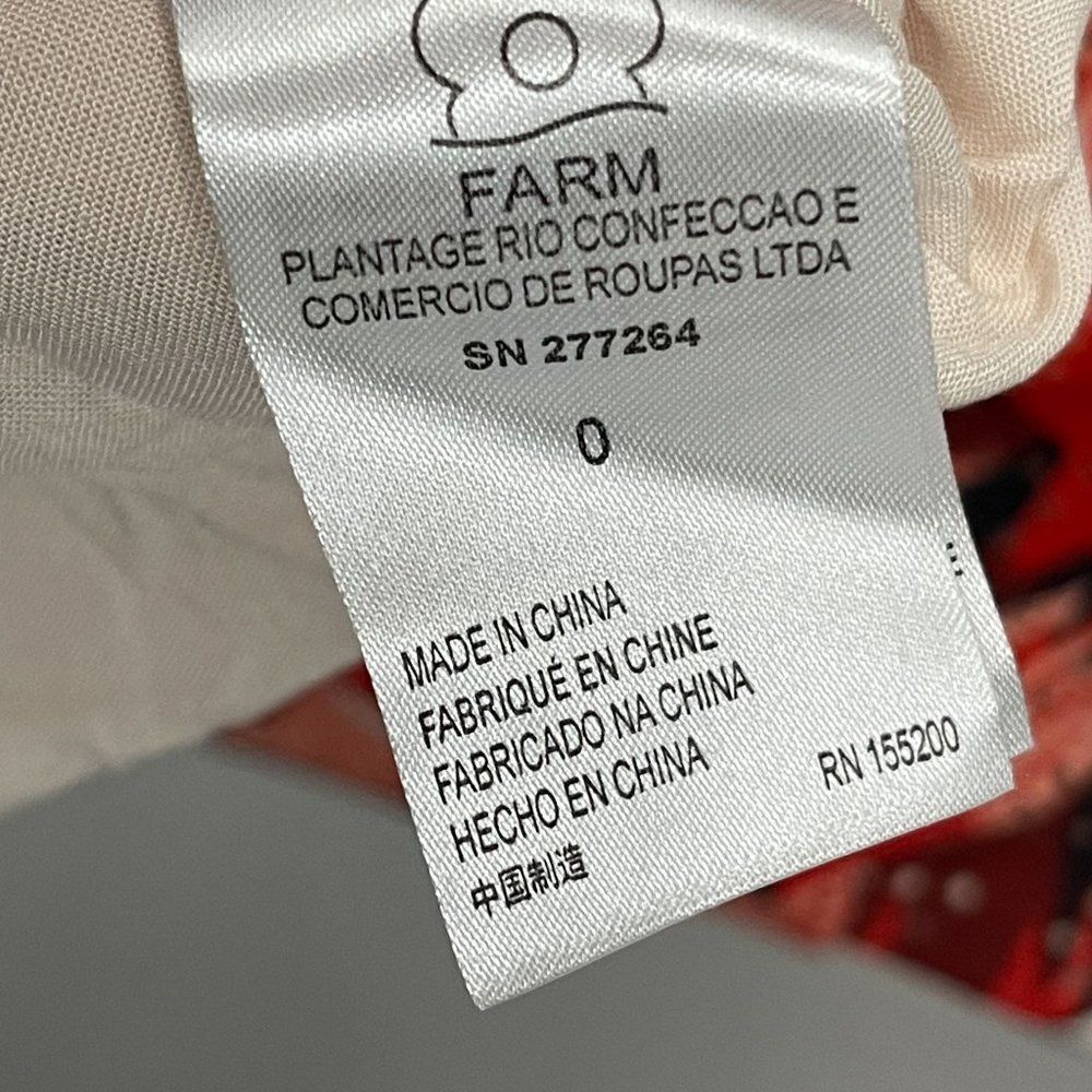 Farm Rio Eyelet Riviera Eyelet Maxi Dress Natural Motif Floral Anthropologie - Picture 15 of 16